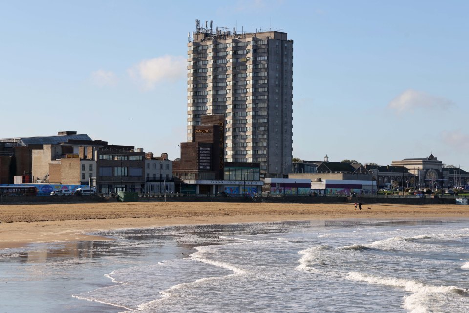 Despite some rowdiness, one café worker says her kids love being by the beach in 'up and coming' Margate