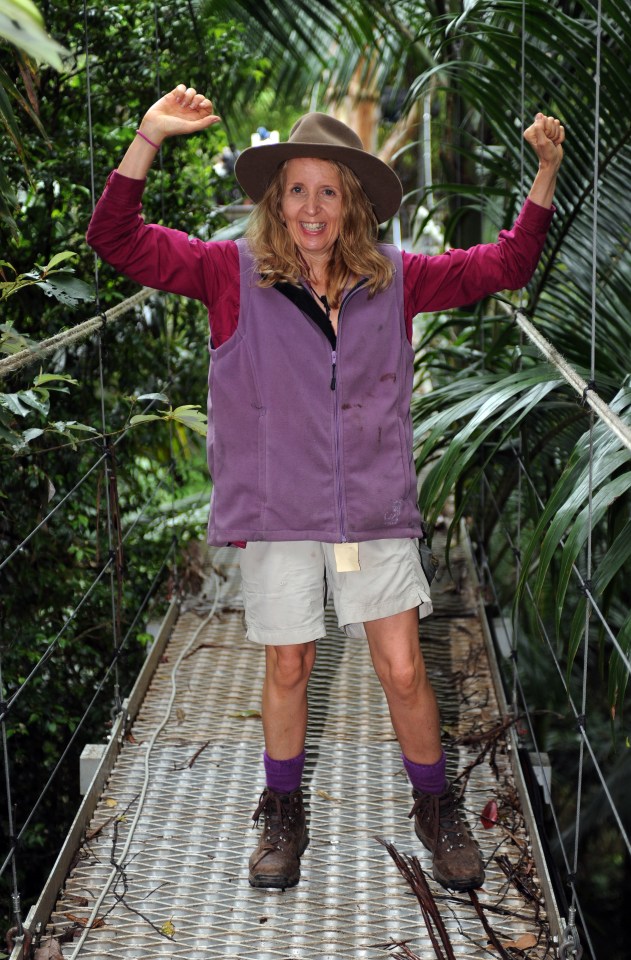 Gillian McKeith said she was left terrified as she transported to the trials area