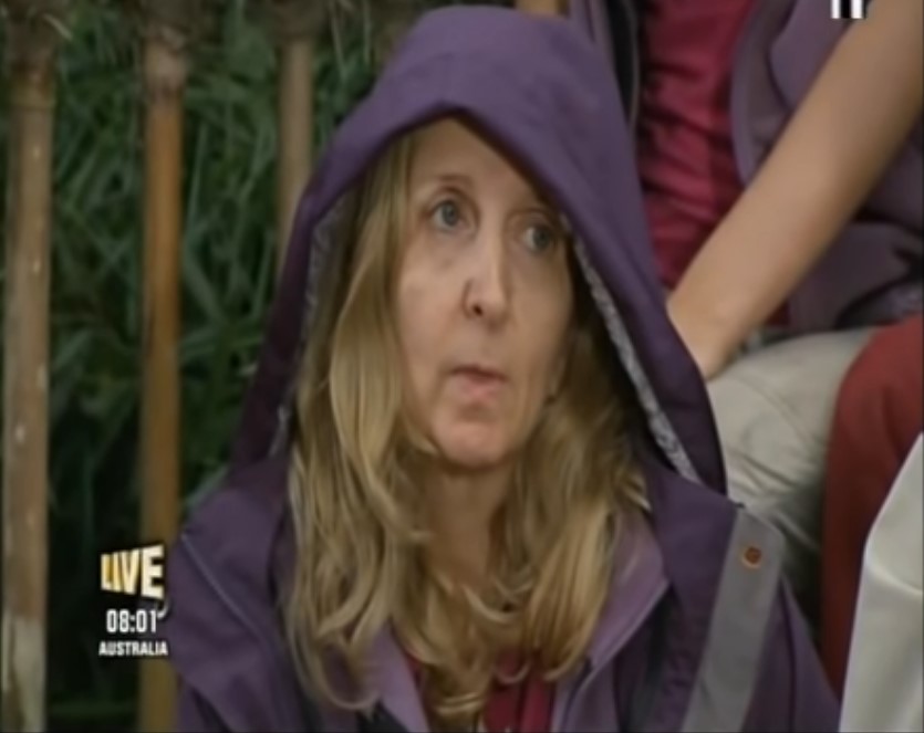 The I'm A Celeb star said she was blindfolded in the back of a van