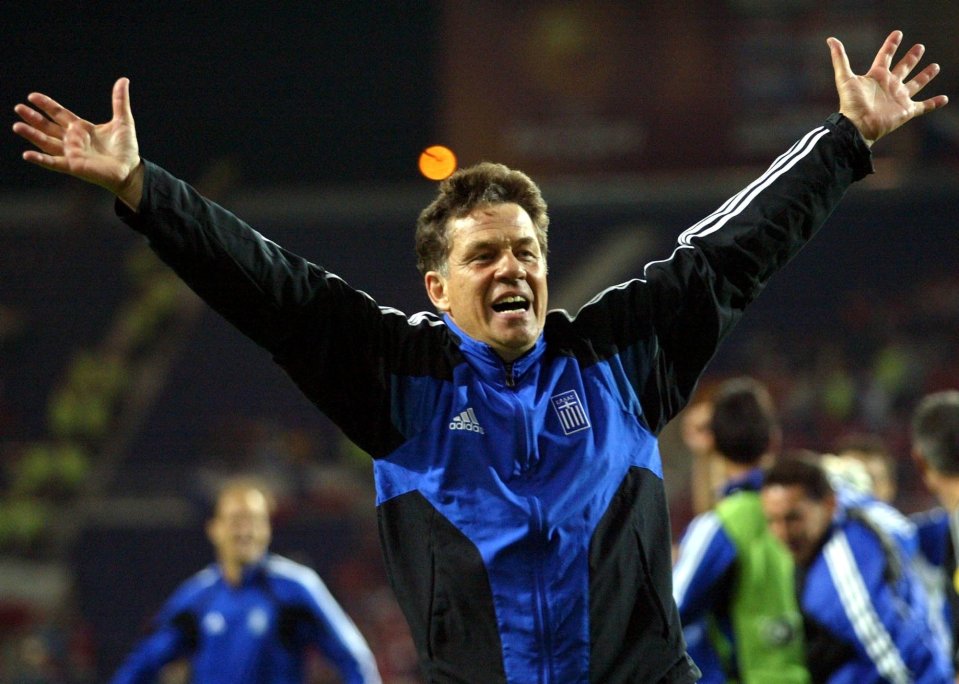 Otto Rehhagel led Greece to their first European Championship trophy in 2004