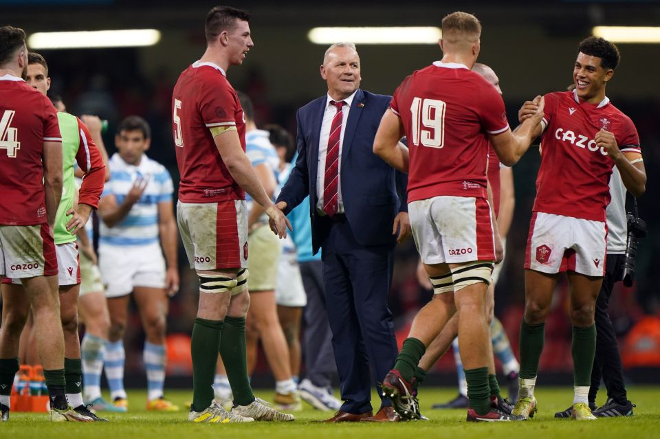 Wayne Pivac was under pressure before the game against Argentina.