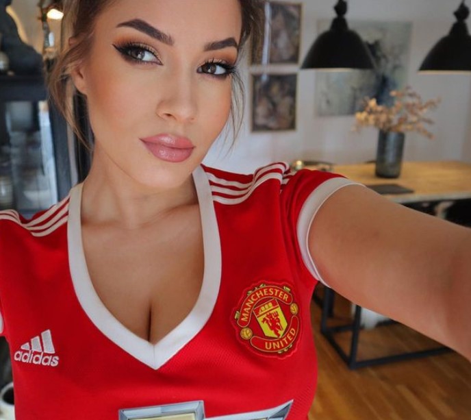 Katrina is a huge Man United fan