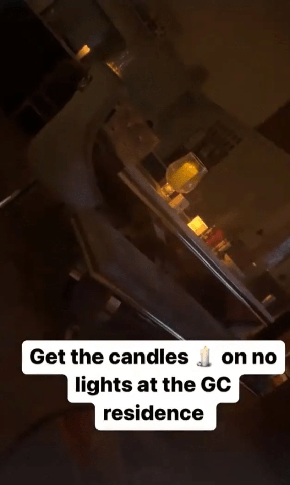 Gemma is using candles to light her home as much as possible