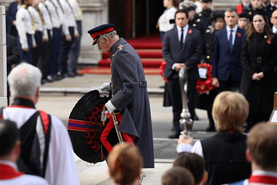 He has been laying the wreath since 2017 when the Queen handed the important duty over to him