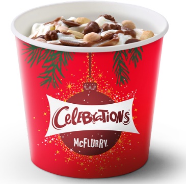 The Celebrations McFlurry is perfect for sweet-toothed customers