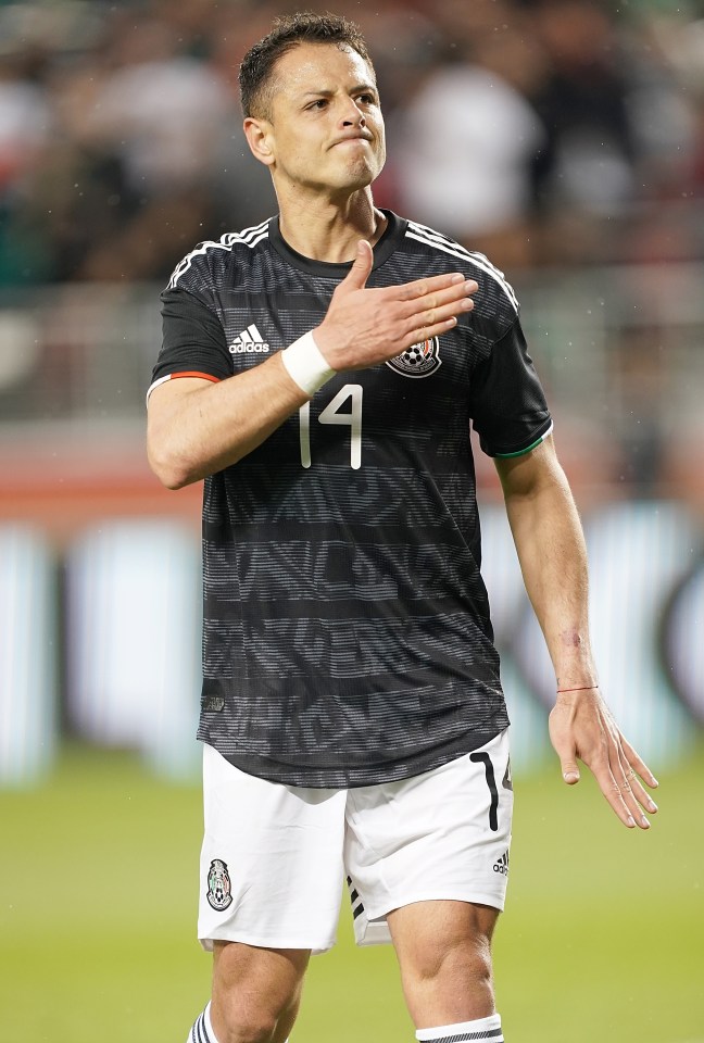 Javier Hernandez is a surprise exclusion from Mexico's World Cup squad