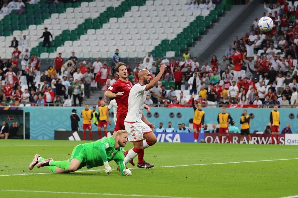 The Danes had Kasper Schmeichel to thank for stopping them from going behind early doors