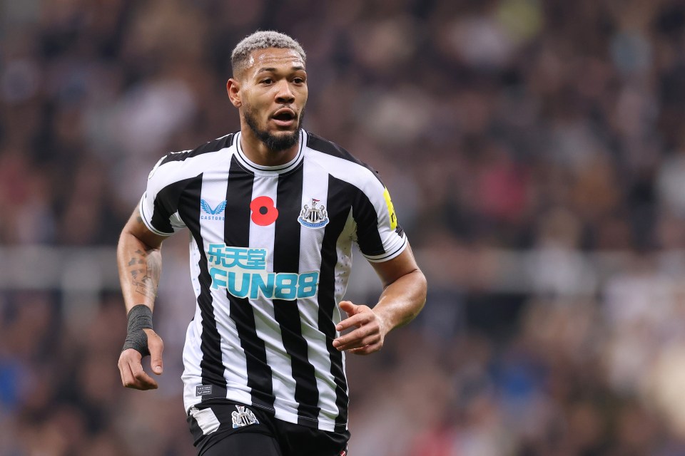 Joelinton has been in good form for Newcastle this season