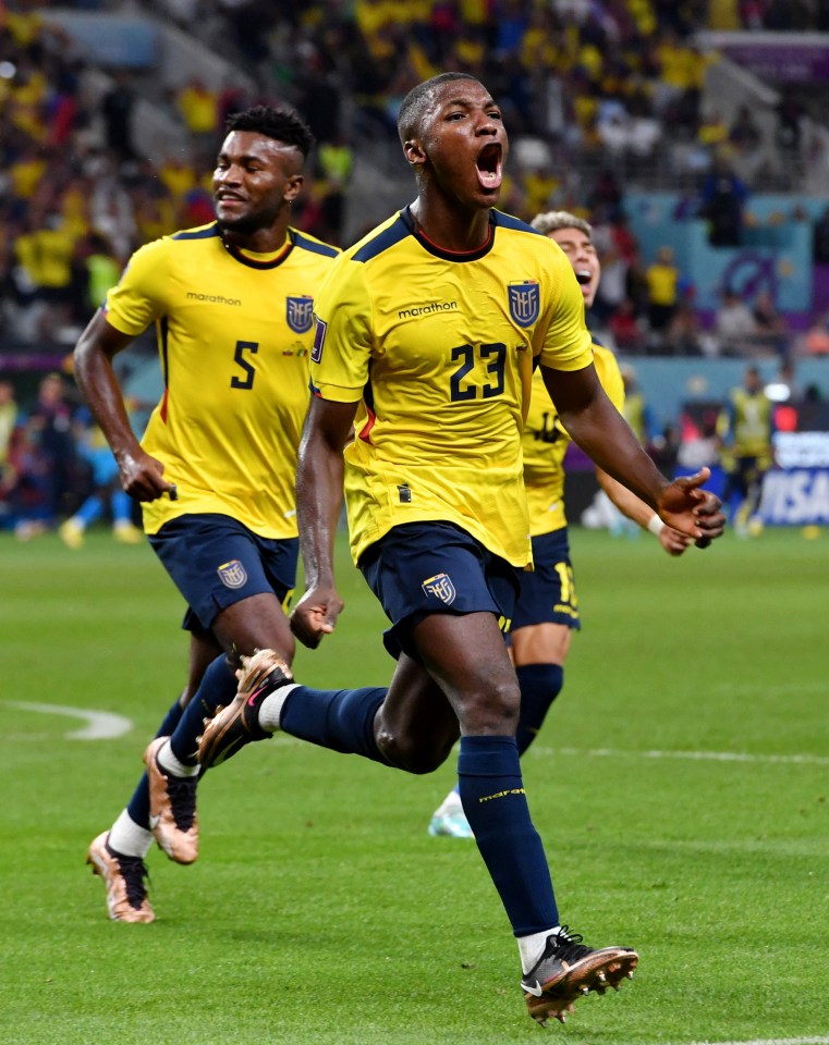 Moises Caicedo levelled the scores in the second half and briefly put Ecuador in second spout