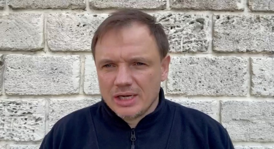 Kirill Stremousov posted a video from an unknown location on his Telegram channel earlier today