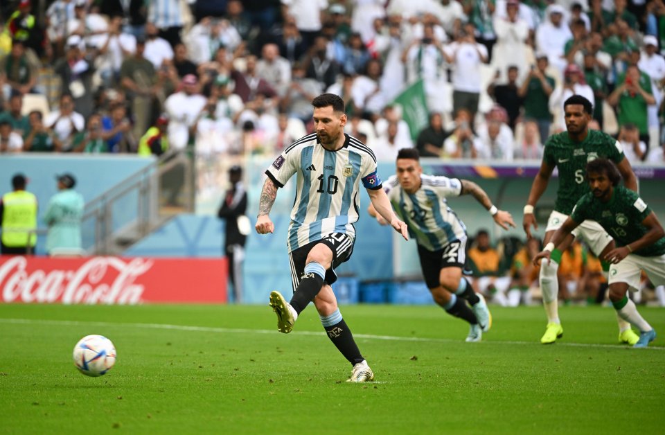 Lionel Messi's penalty against Saudi was his seventh World Cup goal