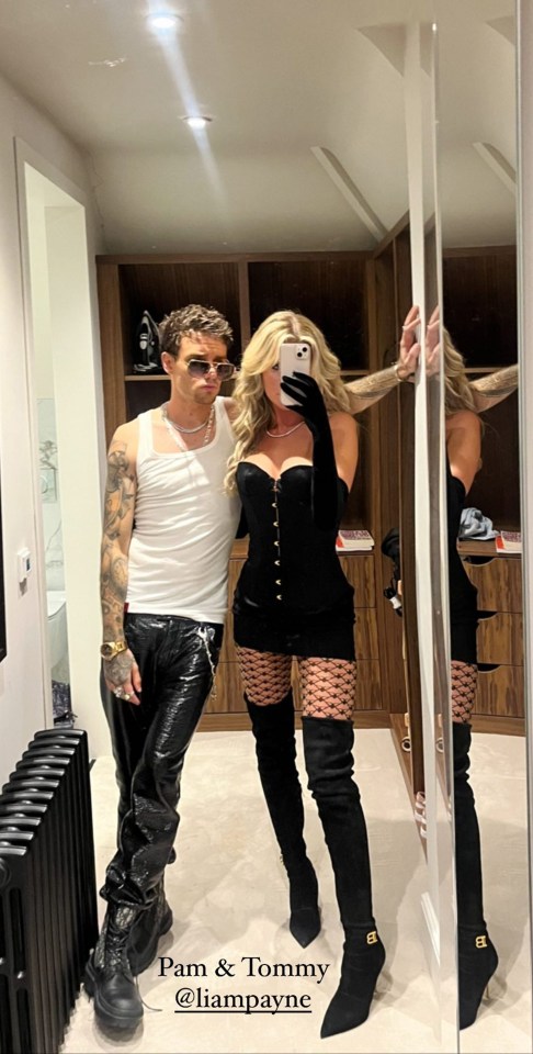 The couple went public with their romance last month after a night out in London celebrating Halloween dressed as Pamela Anderson and Tommy Lee