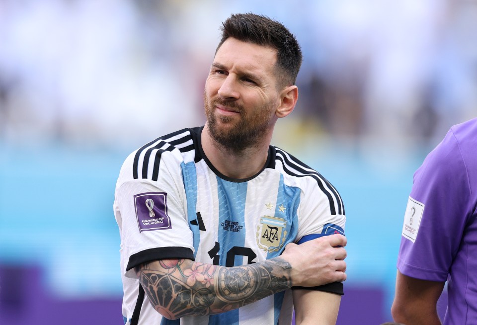 Messi opened the scoring for Argentina but his side were unable to net again