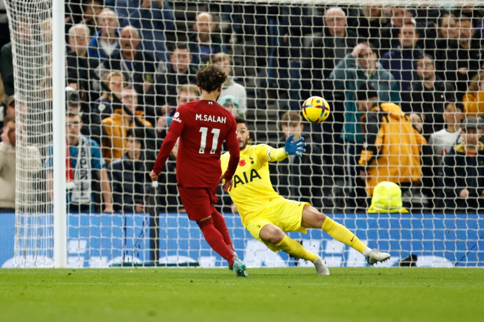 Salah doubled Liverpool's lead five minutes before the break