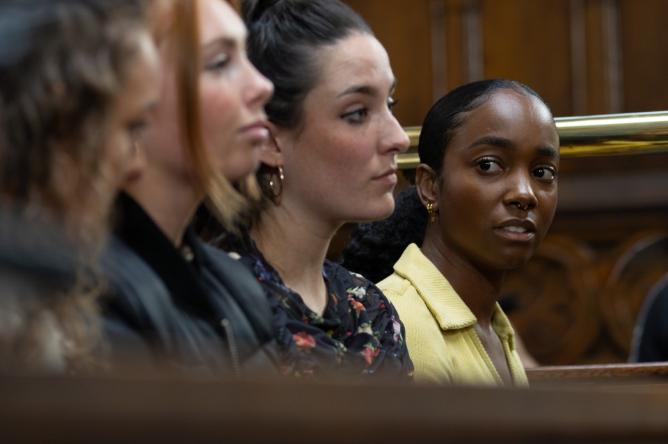 Naomi is set to be threatened by Saskia and the gang during the trial