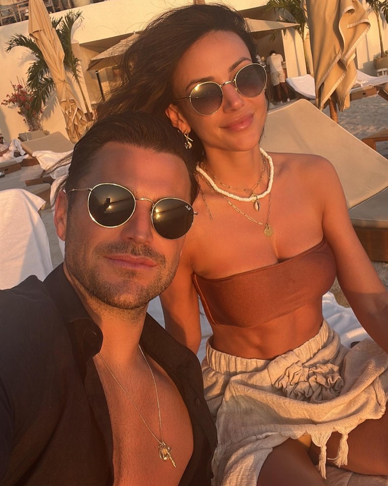 Mark Wright and wife Michelle are on holiday together in the Middle East