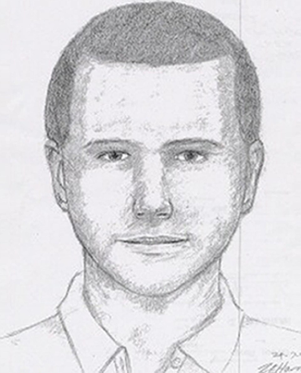 Police E-fit of suspect behind the murder of Rachel Nickell