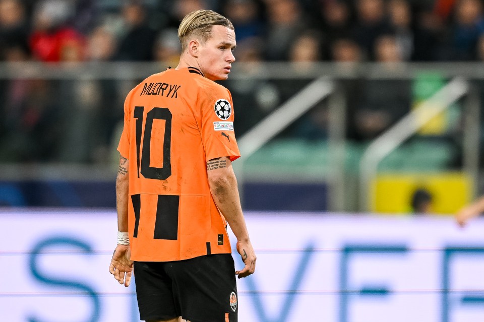 Mykhaylo Mudryk is being watched by big clubs after his performances for Shakhtar