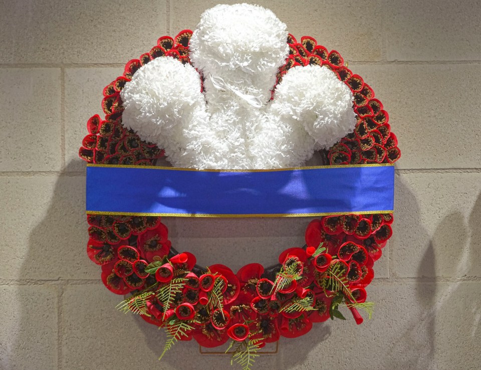 He added 'The new royal wreaths are going to be a focal point for remembrance this year'