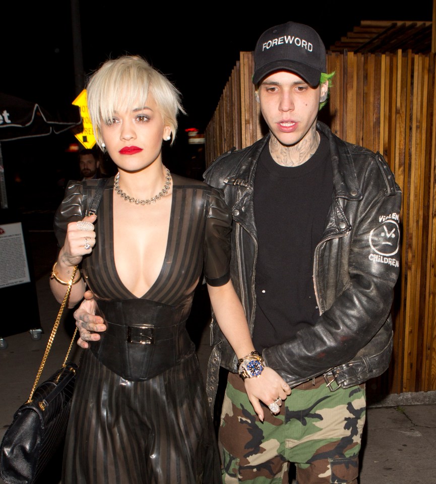 Rita dated Ricky, the son of fashion designer Tommy Hilfiger