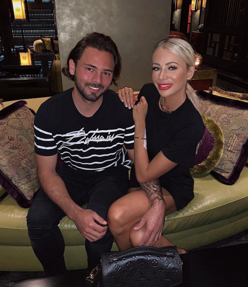 Olivia is now back at home with fiance Bradley Dack