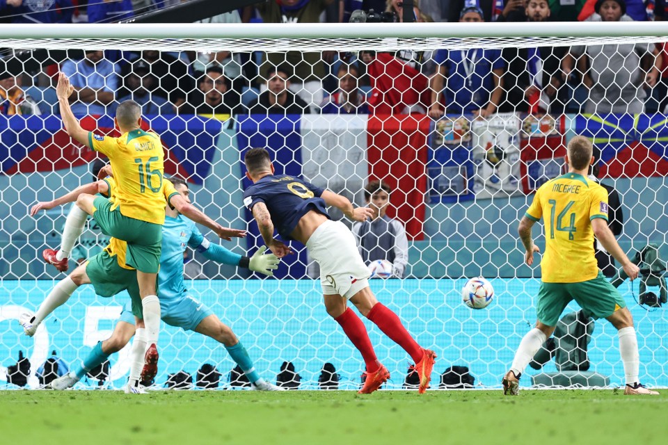 Giroud netted his 51st international goal moments later