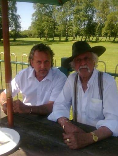 Lawrence Boswell (right), pictured with nephew Barry Orpe