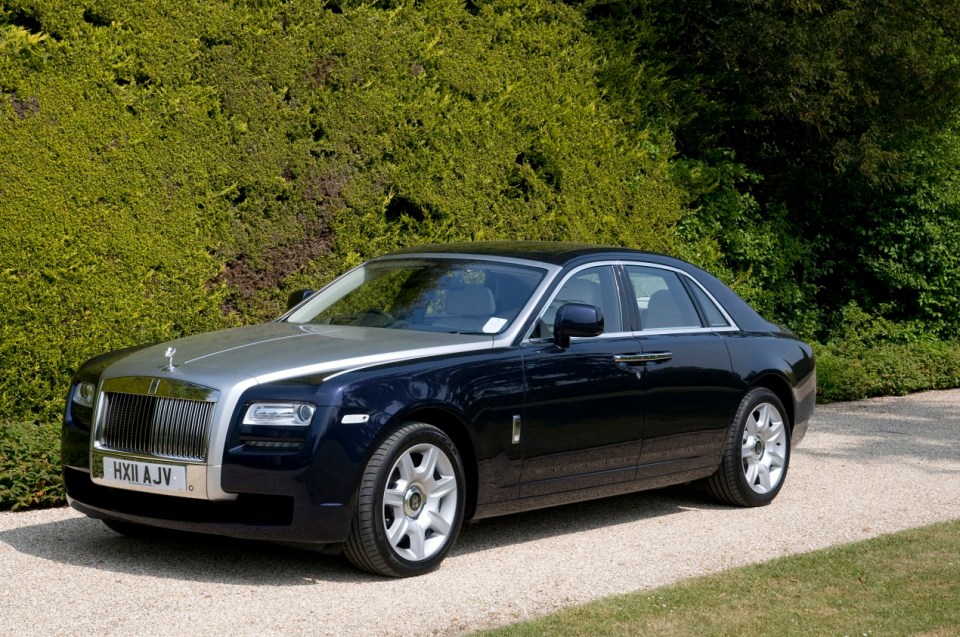 The Ghost is hand-built in Britain and is one of the most luxurious saloons on sale