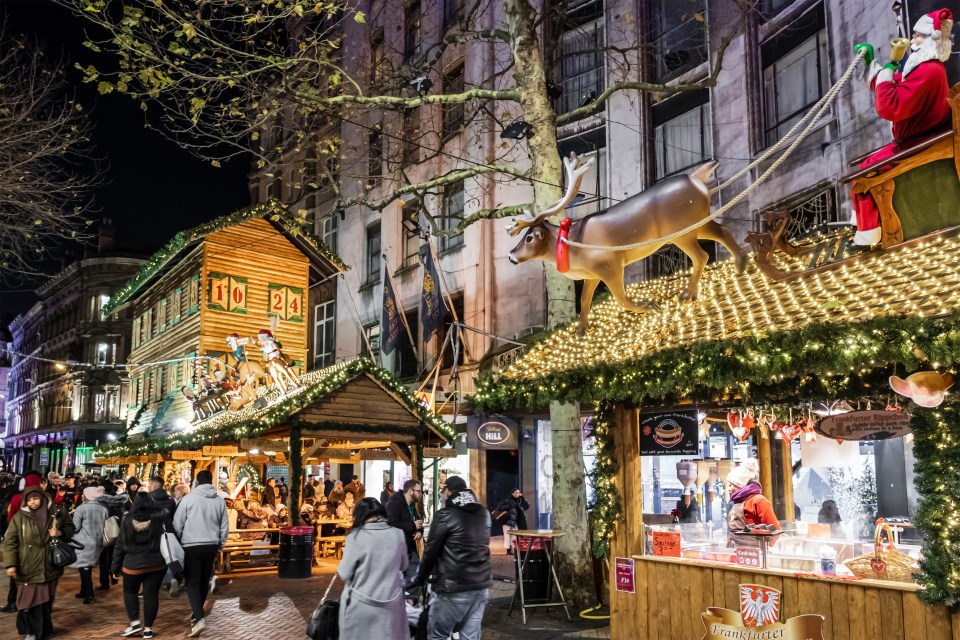 Birmingham’s Frankfurt Christmas Market is the largest authentic German market outside Germany and Austria