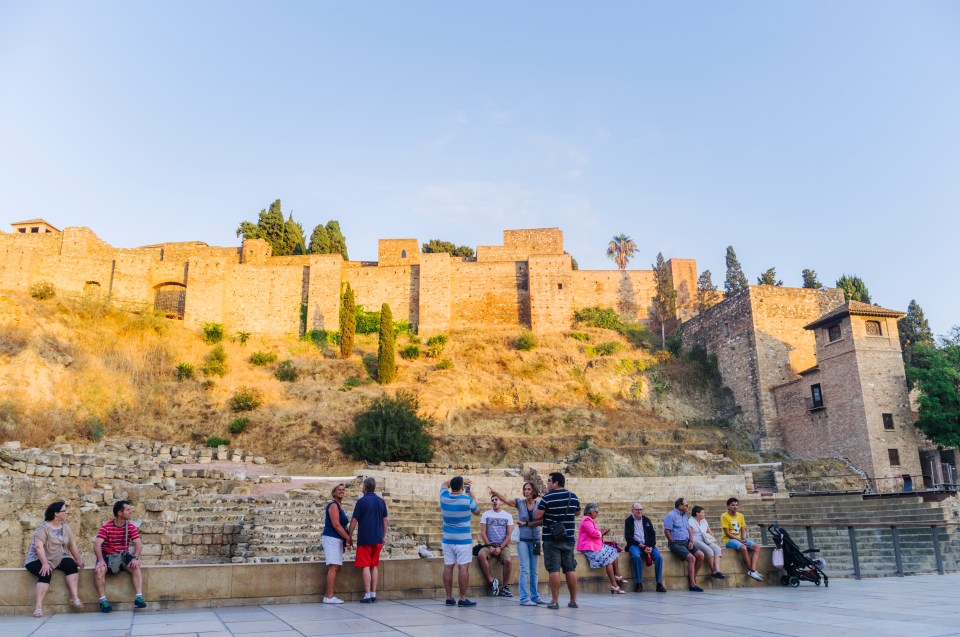 It’s a steady climb until you get to those huge, lookout-post views of the Med and across the city