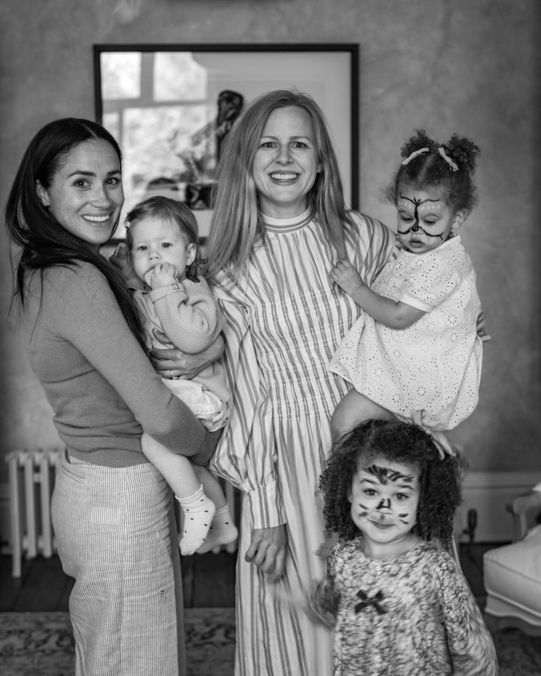 Meghan’s friend Camilla Holmstroem shared this picture taken inside Frogmore Cottage