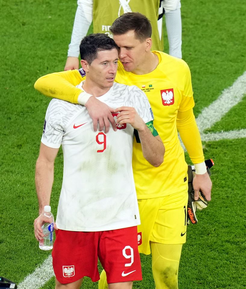 Lewandowski and goalkeeper Wojciech Szczesny were the stars of the show