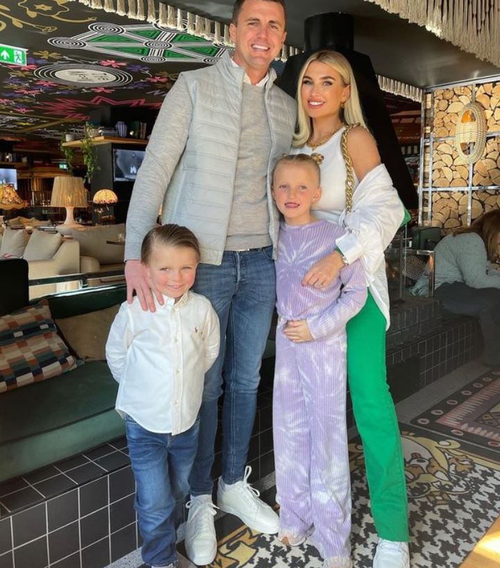 Billie already shares two children with husband Greg