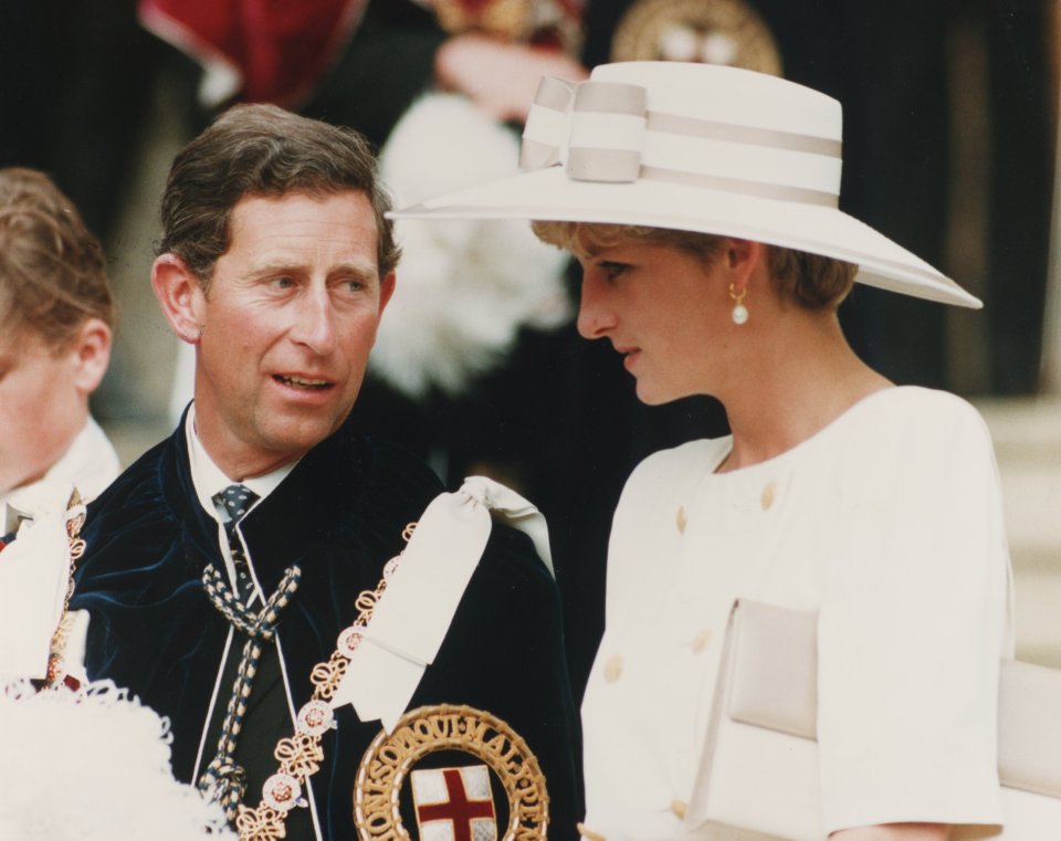 During the year, cracks were showing in Charles and Diana's marriage