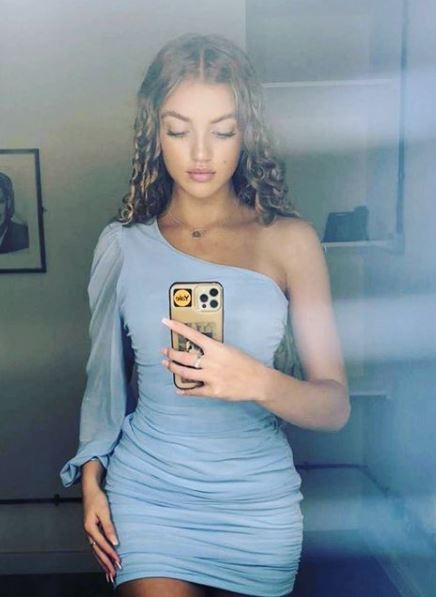 Princess shared a selfie showing off a glamorous look