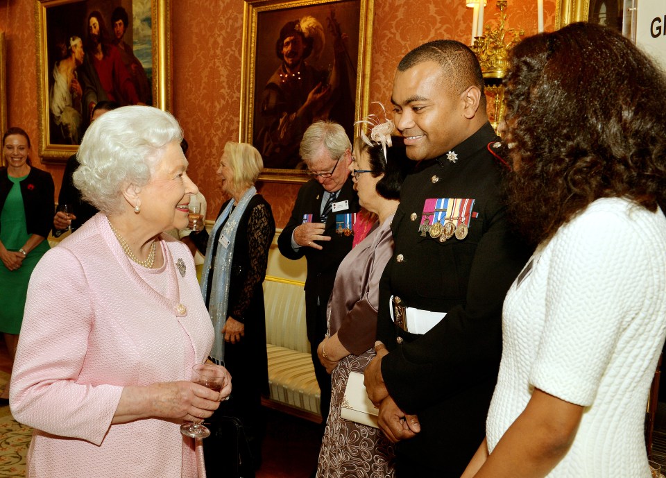 Johnson was 25 when he first met the Queen in 2005, when he was awarded the Victoria Cross for two acts of heroism in Iraq