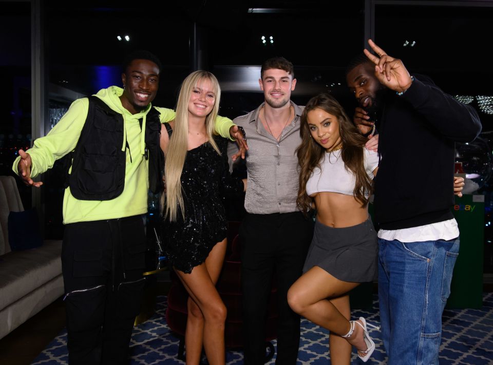 Tasha with Deji, Andrew, Danica and Dami 