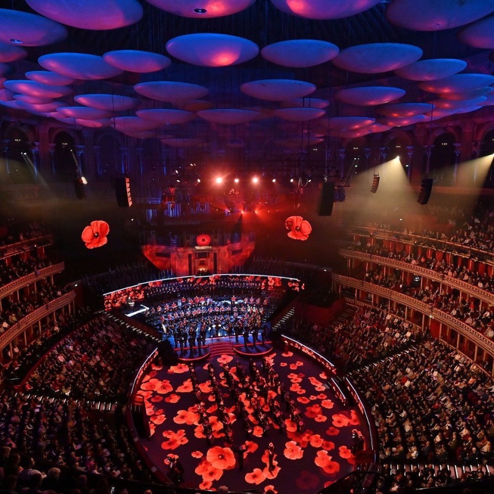 Stunning graphics lit up the Royal Albert Hall on Saturday night