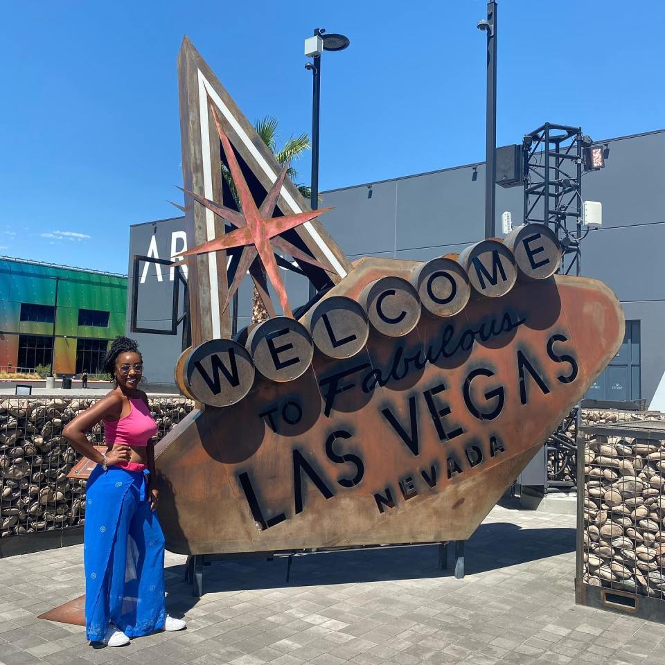 Scarlette has also travelled to Las Vegas