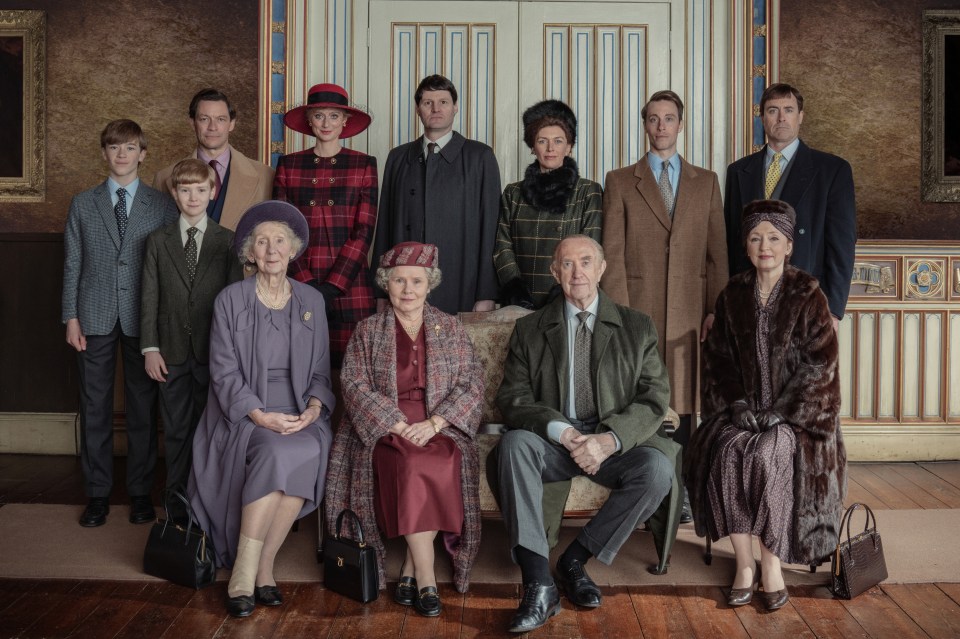 This Windsor family photo posed up by the cast touches on the lives of many in The Firm