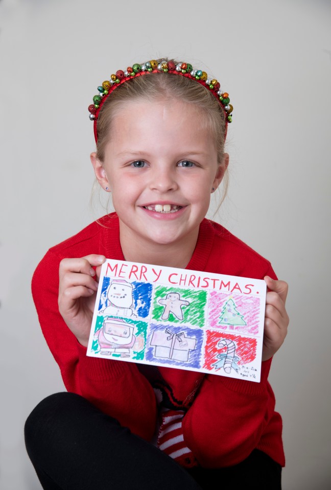 Our third winner was seven-year-old Mia-Rose Hall from Harborne, Birmingham