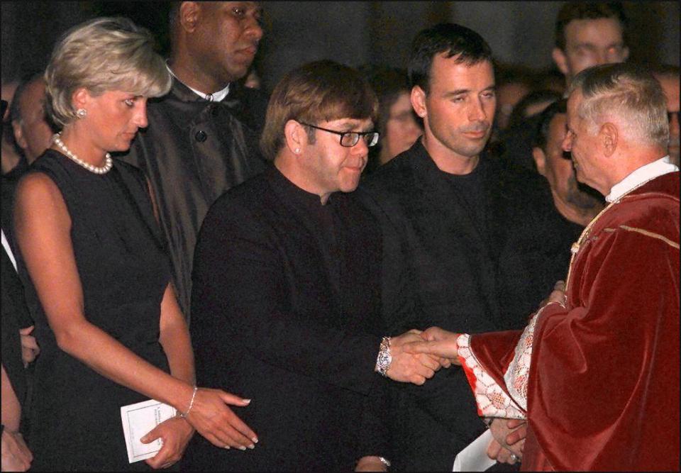 Elton John sang at Princess Diana's funeral and has known Harry his whole life