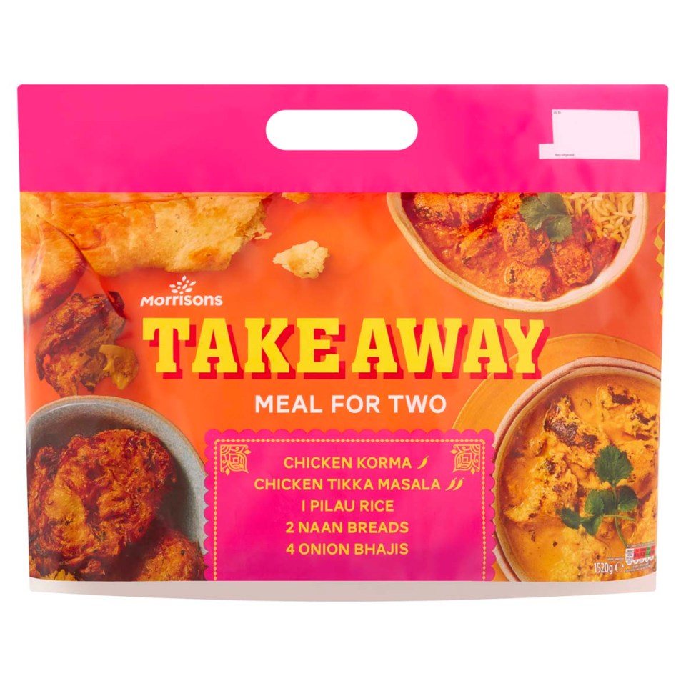 Tuck into this Indian meal for two for just £5 at Morrisons