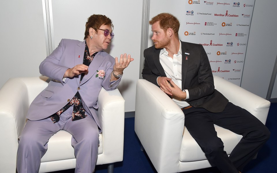 Harry and Elton have worked with charities together