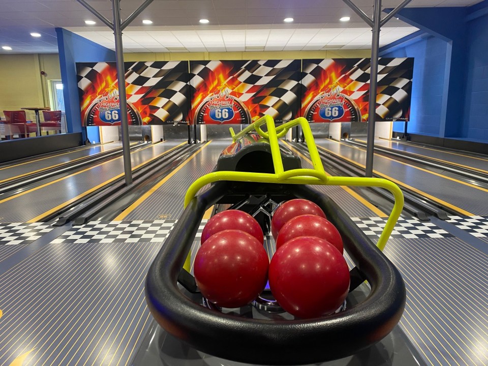 There is also a bowling alley with amusements, toddlers' soft play area and a gym