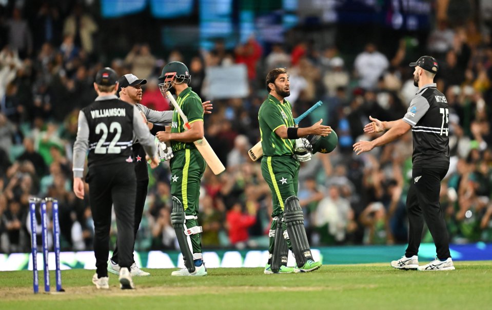 Pakistan edge past New Zealand to spark jubilant scenes in the TV studio back home