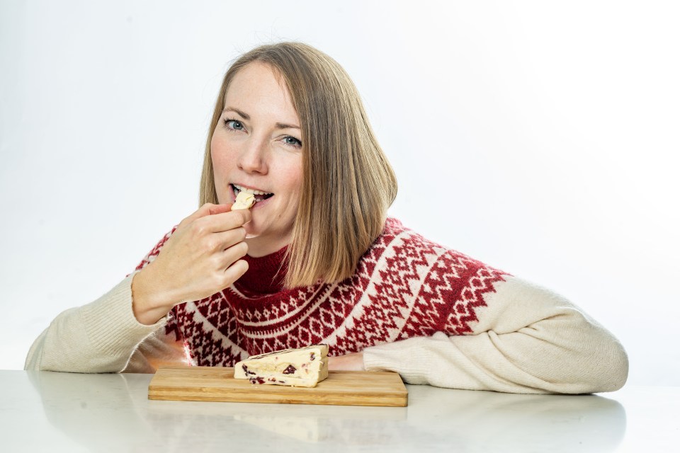 Rosie Taylor tested Wensleydale cheese with cranberries at the major supermarkets