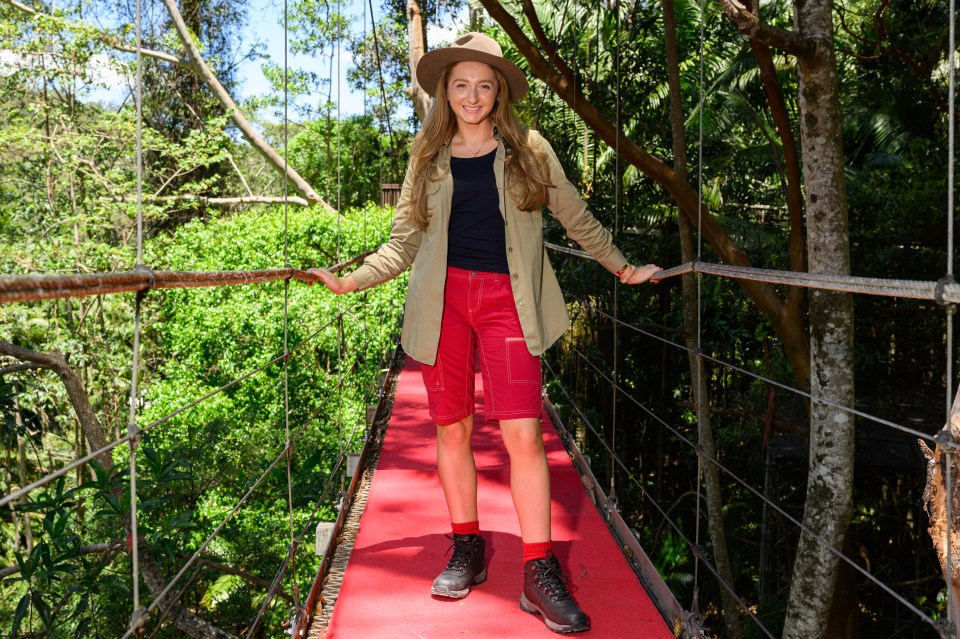 Sun Girl Emily Webber takes jungle tour on I’m Celebrity set