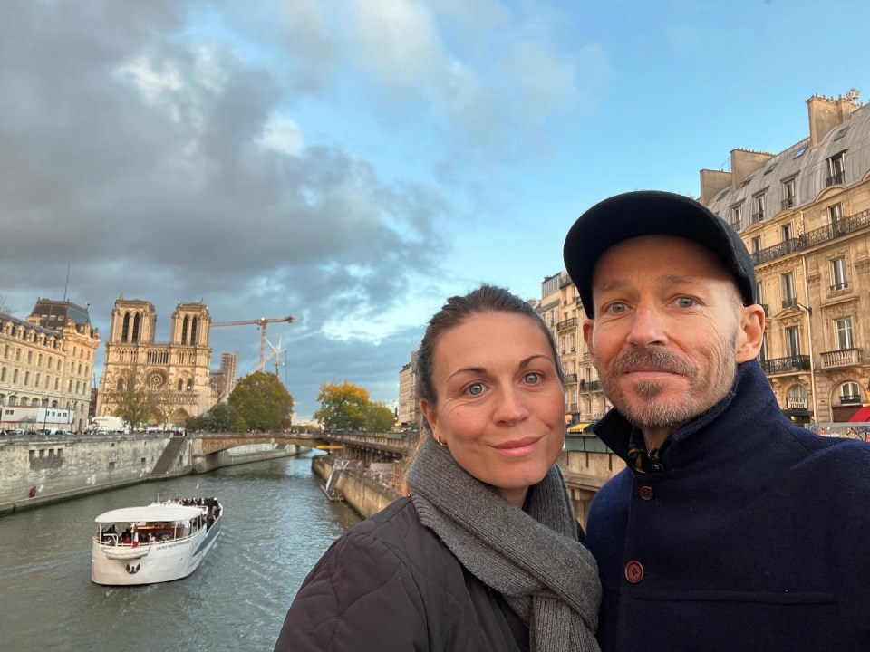 A Place in the Sun's Jonnie Irwin has enjoyed a romantic trip to Paris with his wife just days after revealing his cancer diagnosis