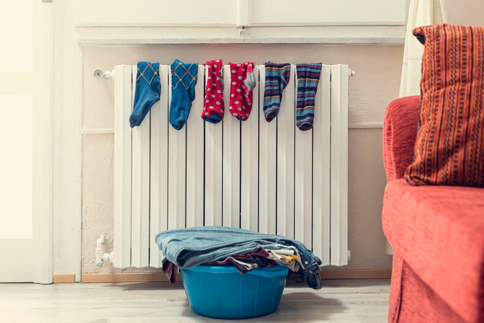 Drying clothes on your radiator might be helping mould proliferate in your home